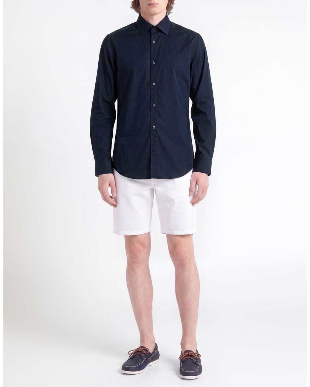 Paul & Shark Blue Shirt Cotton for men