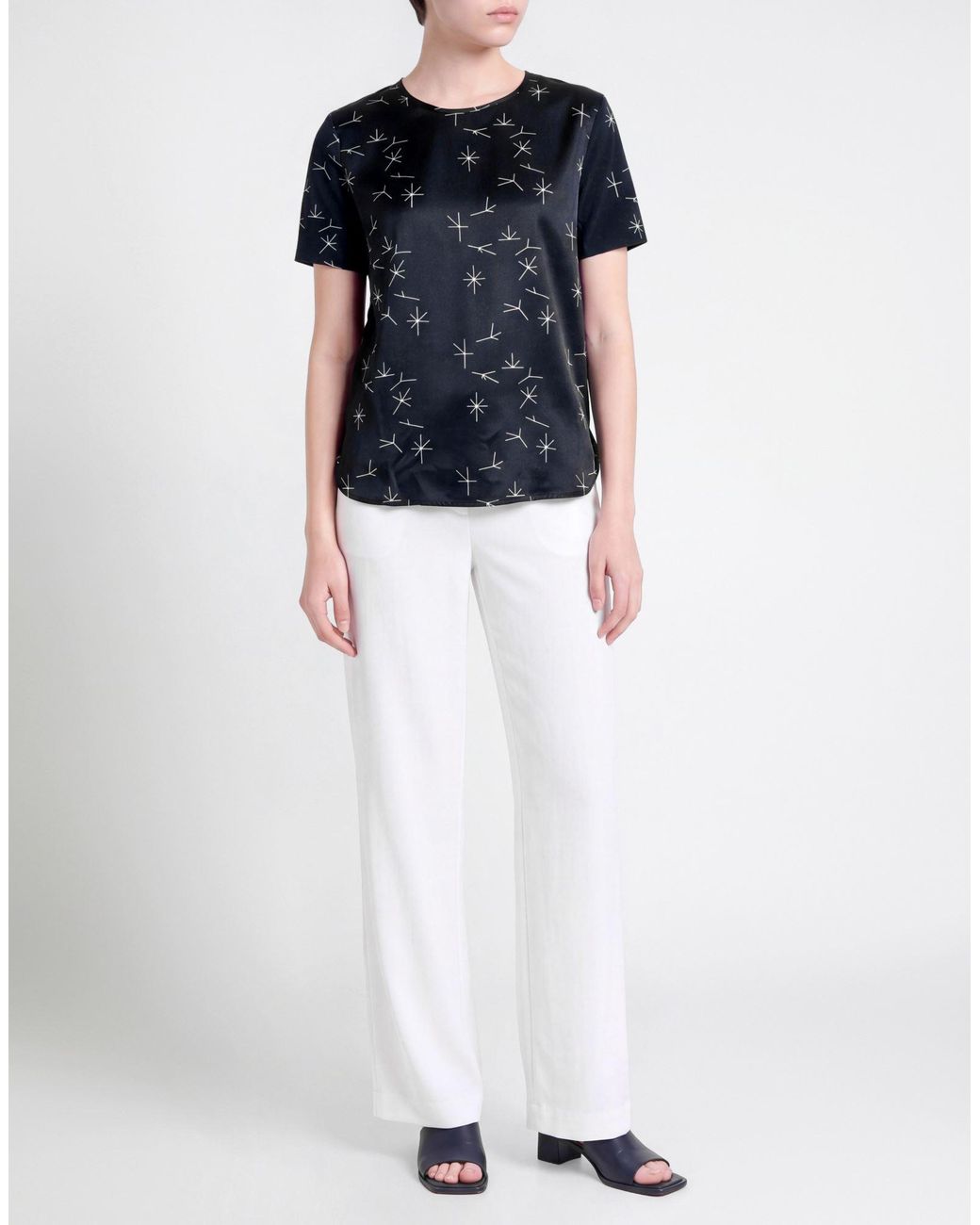 Max Mara Black Top Polyamide, Elastane