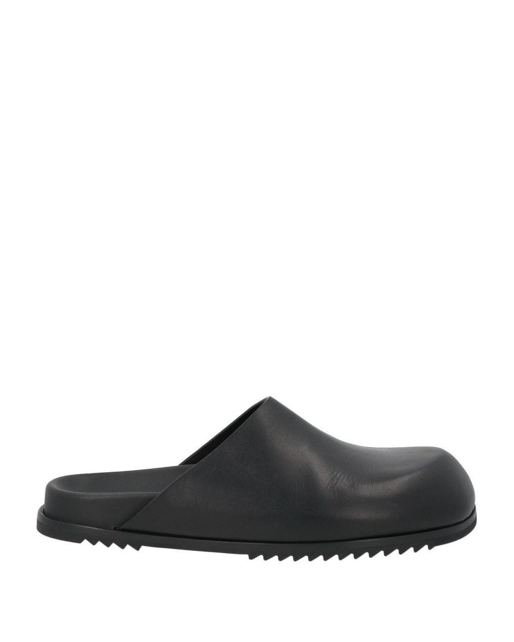 Rick Owens Black Mules & Clogs Leather