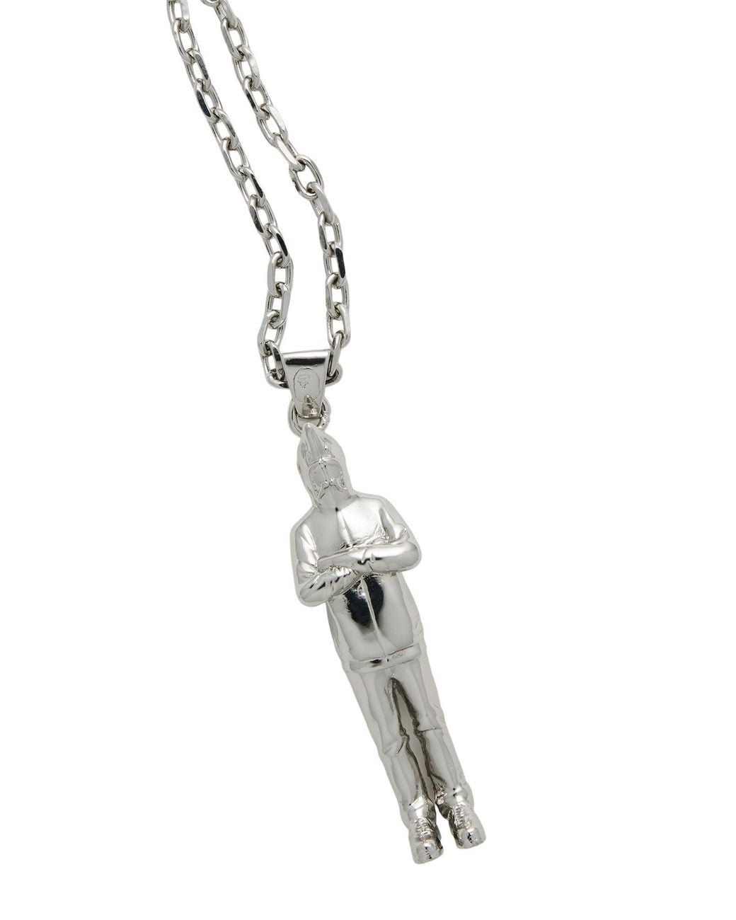 A Bathing Ape Metallic Necklace for men