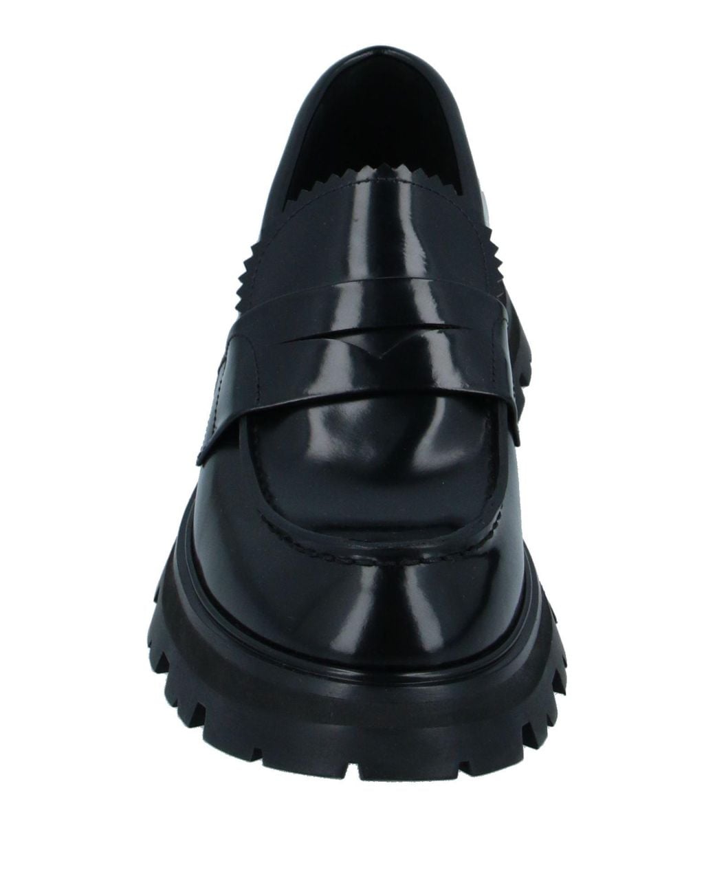 McQueen Black Loafers