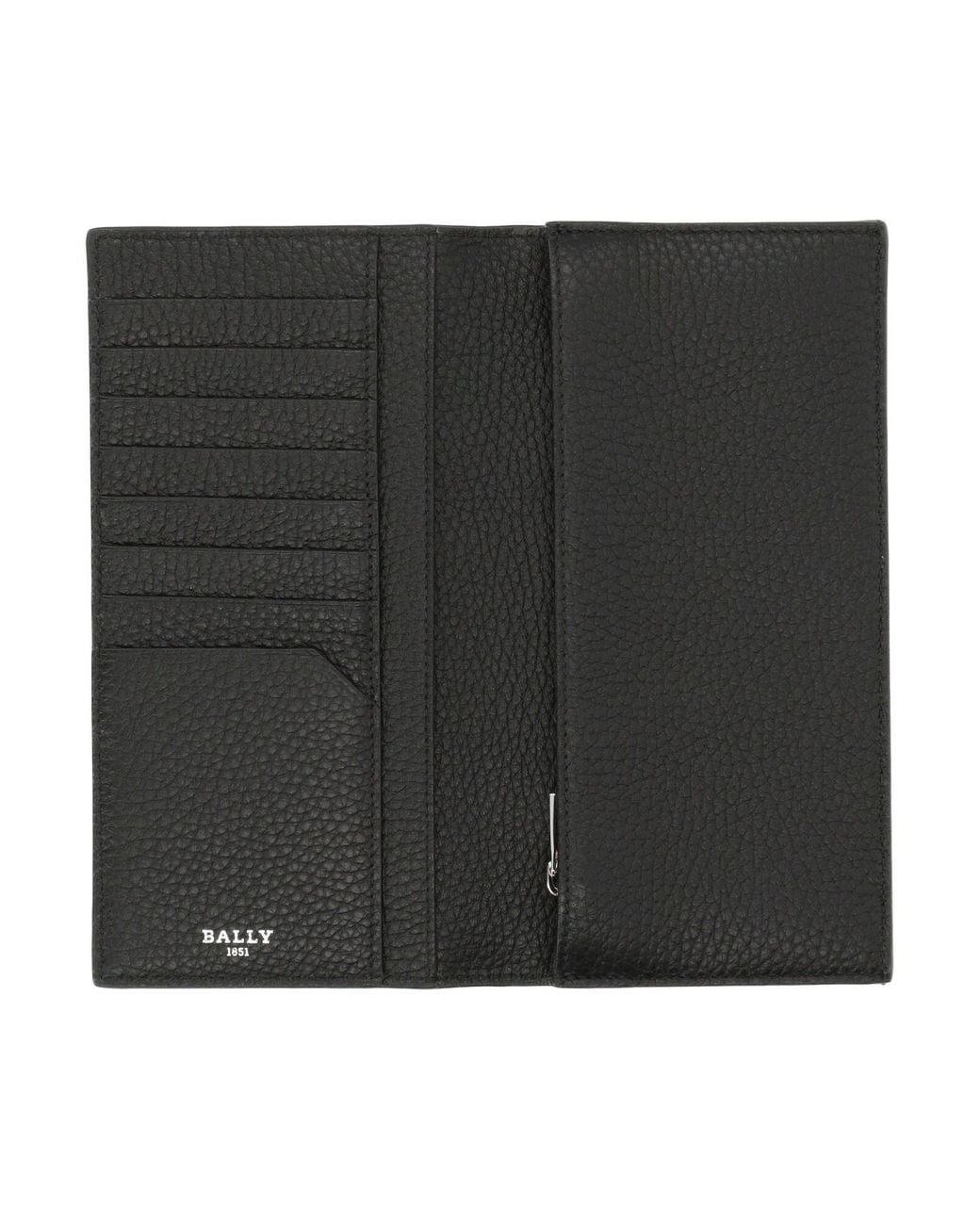Bally Black Wallet Leather for men