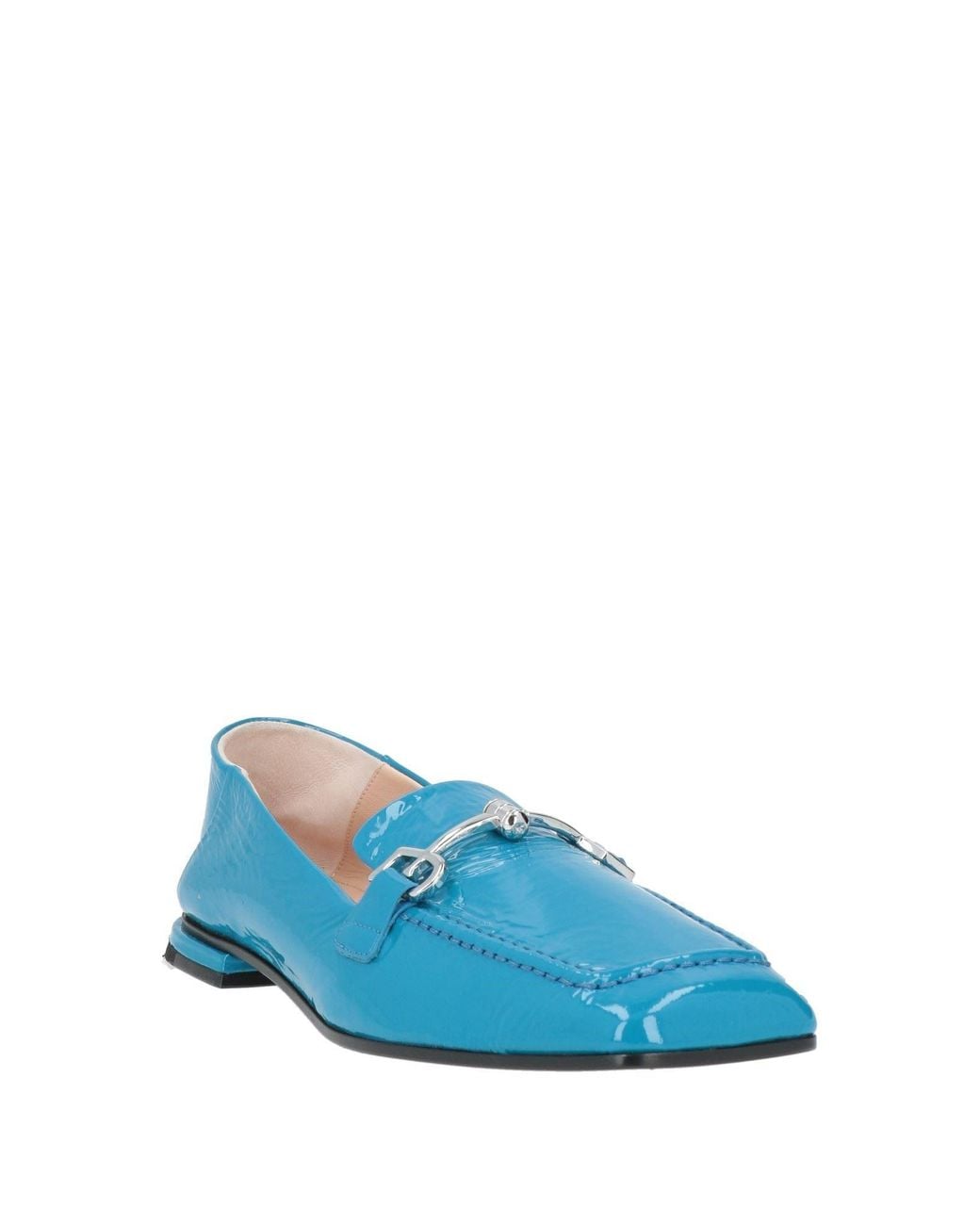 Fabi Blue Azure Loafers Leather