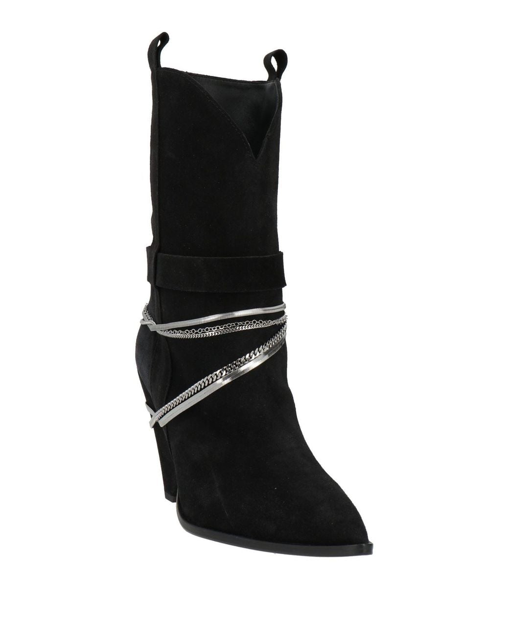 Dondup Black Ankle Boots Leather