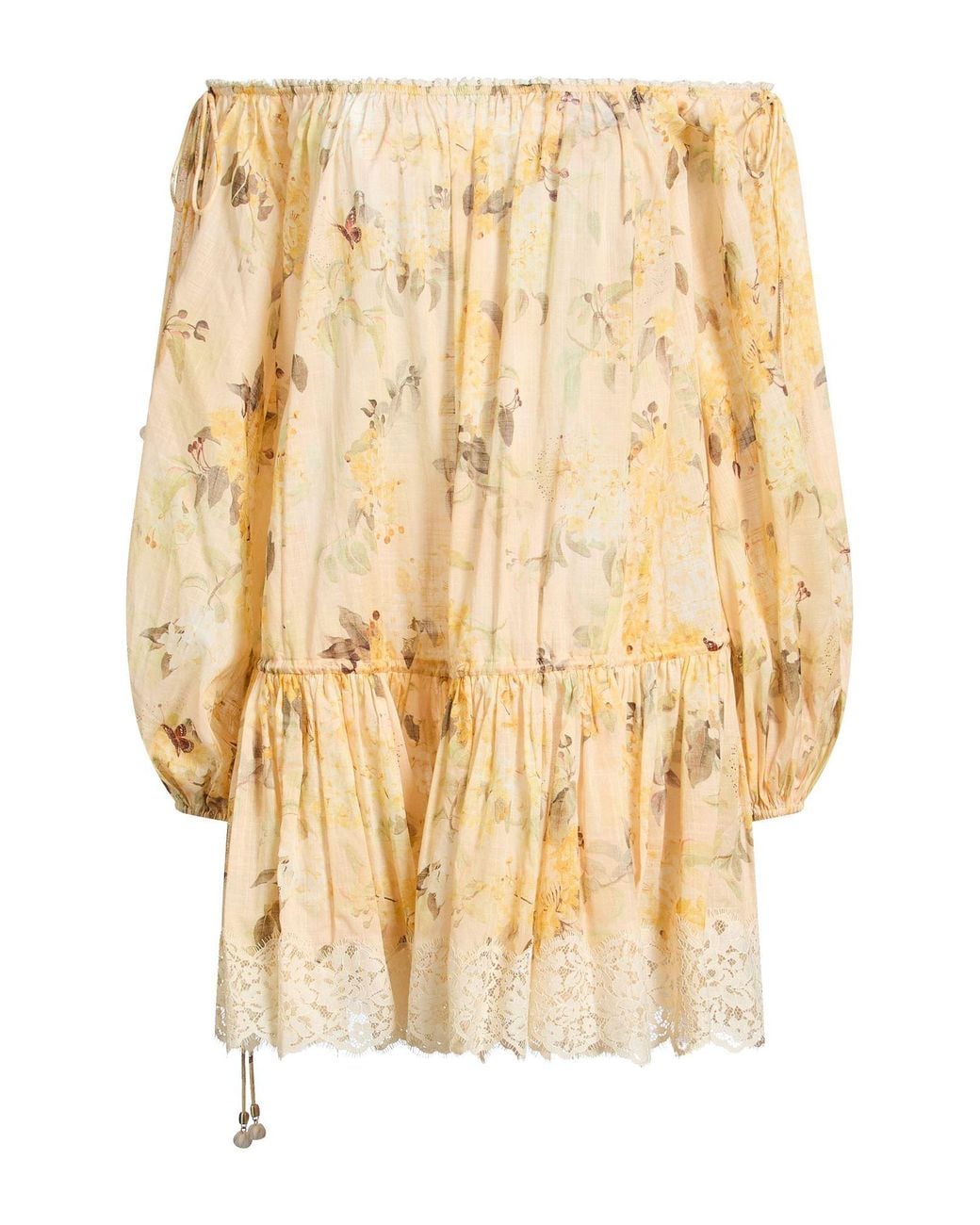 Zimmermann Natural Mini Dress