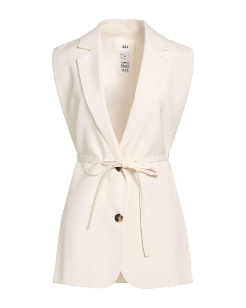 SOLOTRE Natural Blazer Viscose