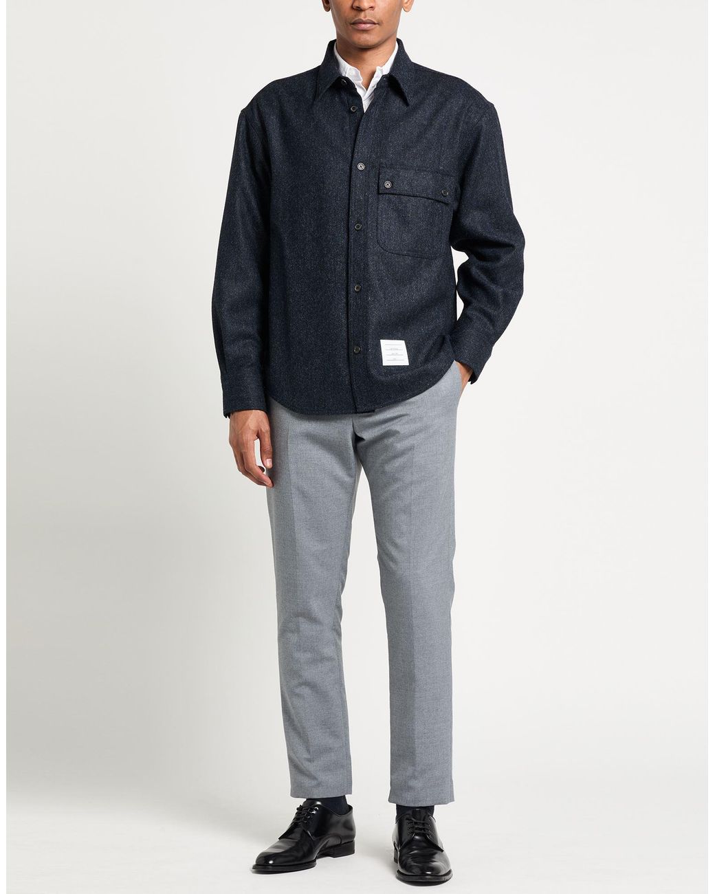 Thom Browne Blue Jacket Wool for men