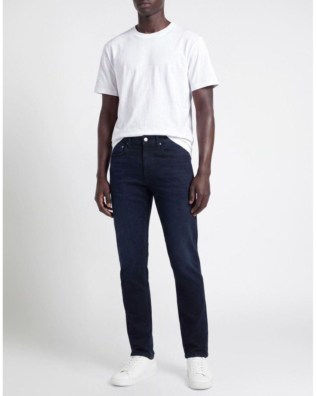 Calvin Klein Blue Jeans Cotton, Elasterell-P, Elastane for men