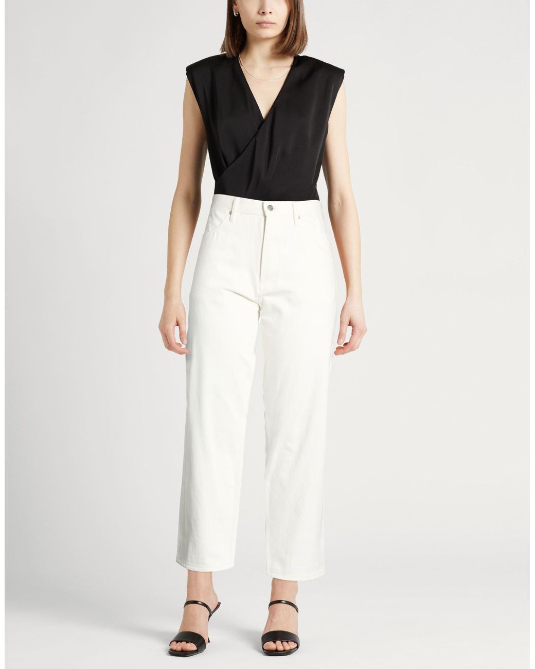 Jil Sander White Jeans Cotton