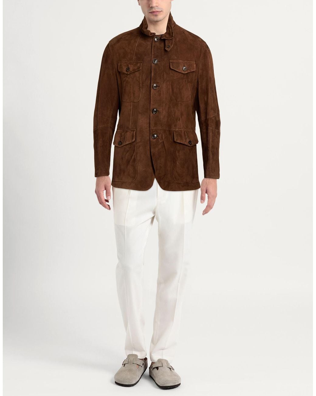 Montecore Brown Jacket Lambskin for men