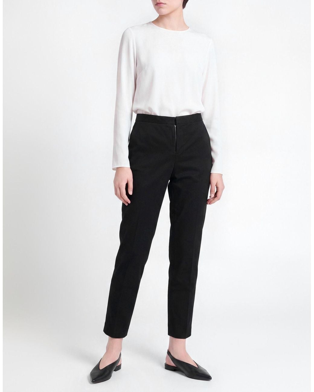 Fabiana Filippi Blue Midnight Pants Cotton, Elastane