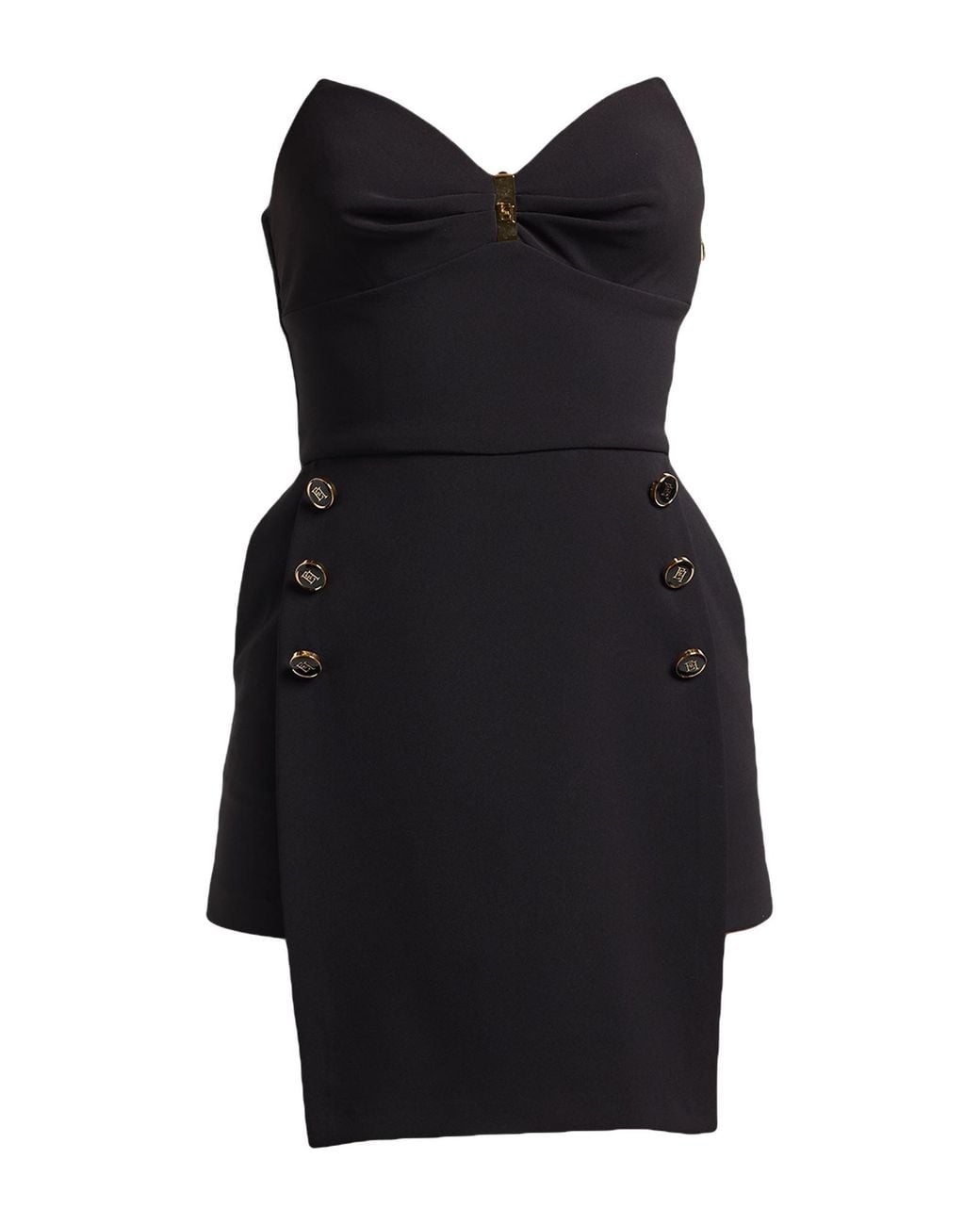 Elisabetta Franchi Black Playsuit Polyester, Elastane, Polyamide