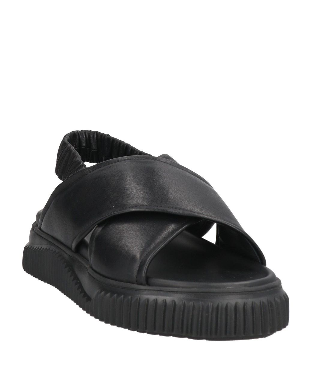Voile Blanche Black Sandale