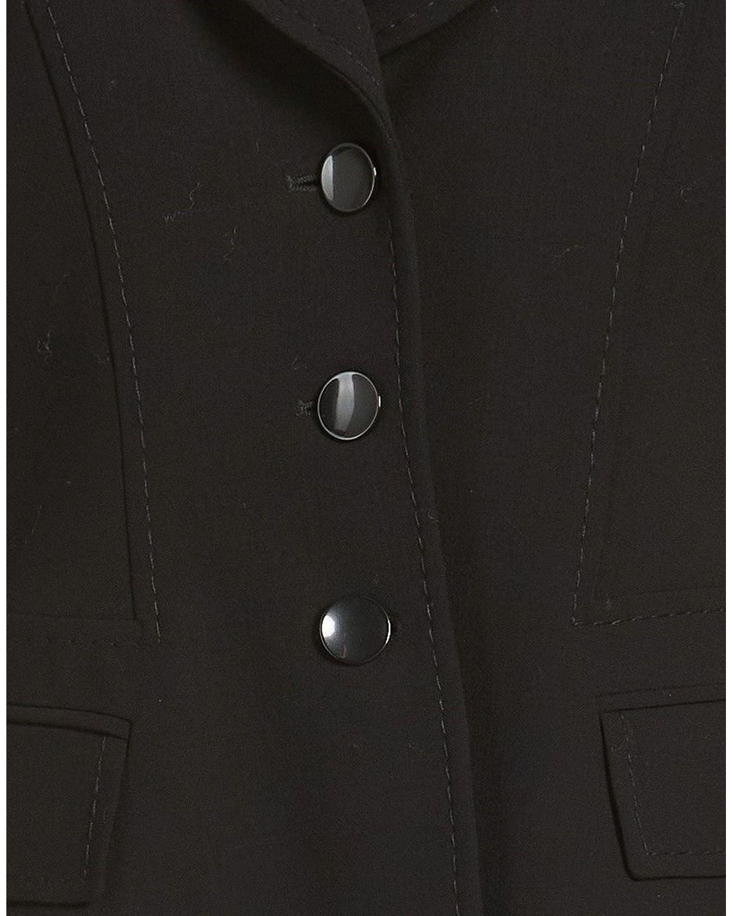 Strenesse Black Blazer Virgin Wool, Elastane