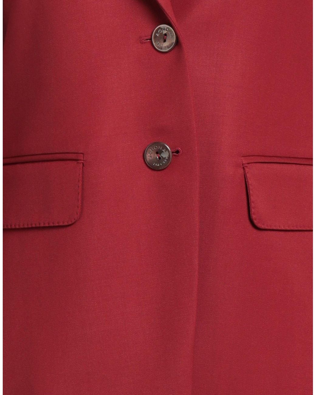 Agnona Red Blazer