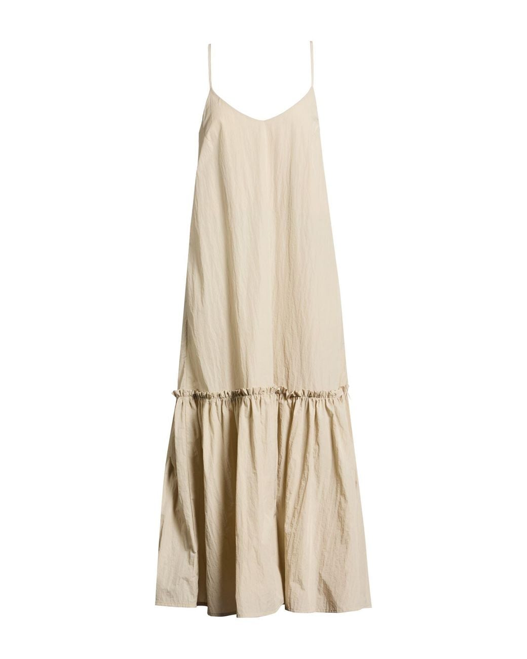 Alpha Studio Natural Maxi Dress Polyamide