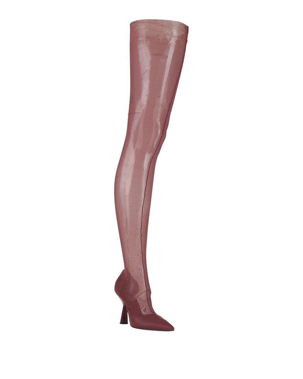 Patrizia Pepe White Boot Polyamide, Elastane