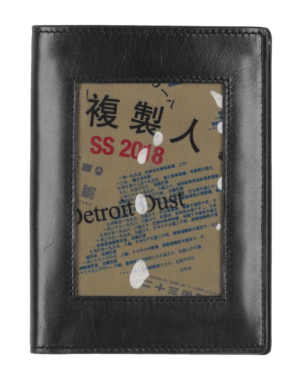 Raf Simons 財布 Raf Simons Wallet Leather, Plastic in Black for Men | Lyst