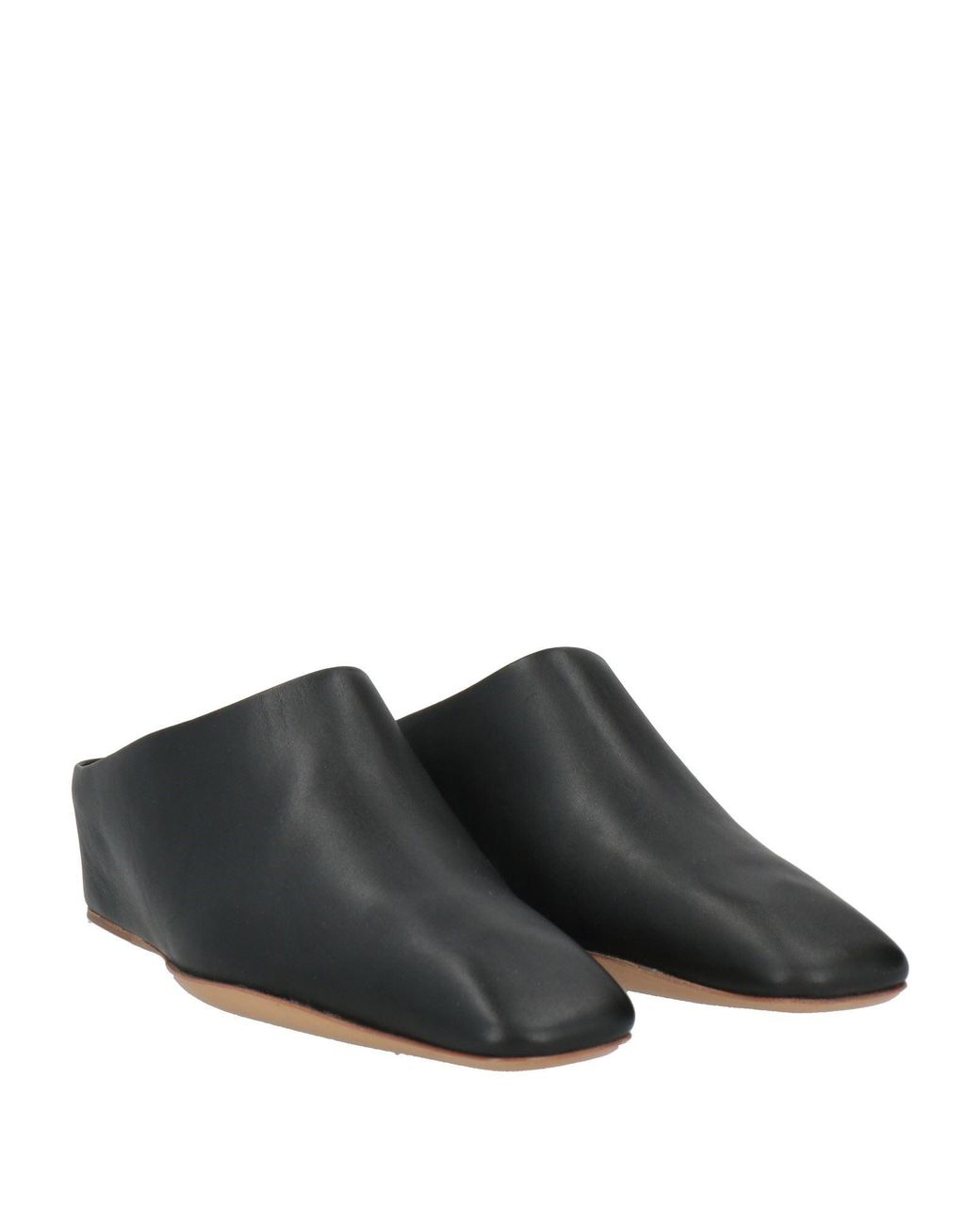 Jil Sander Black Mules & Clogs