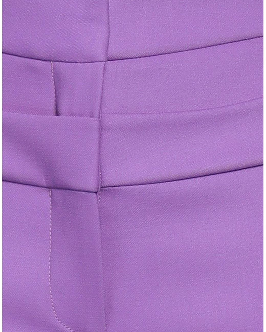 David Koma Purple Trouser