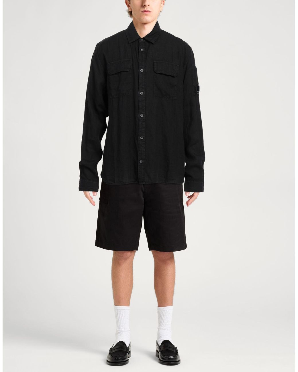 C P Company Black Shirt for men