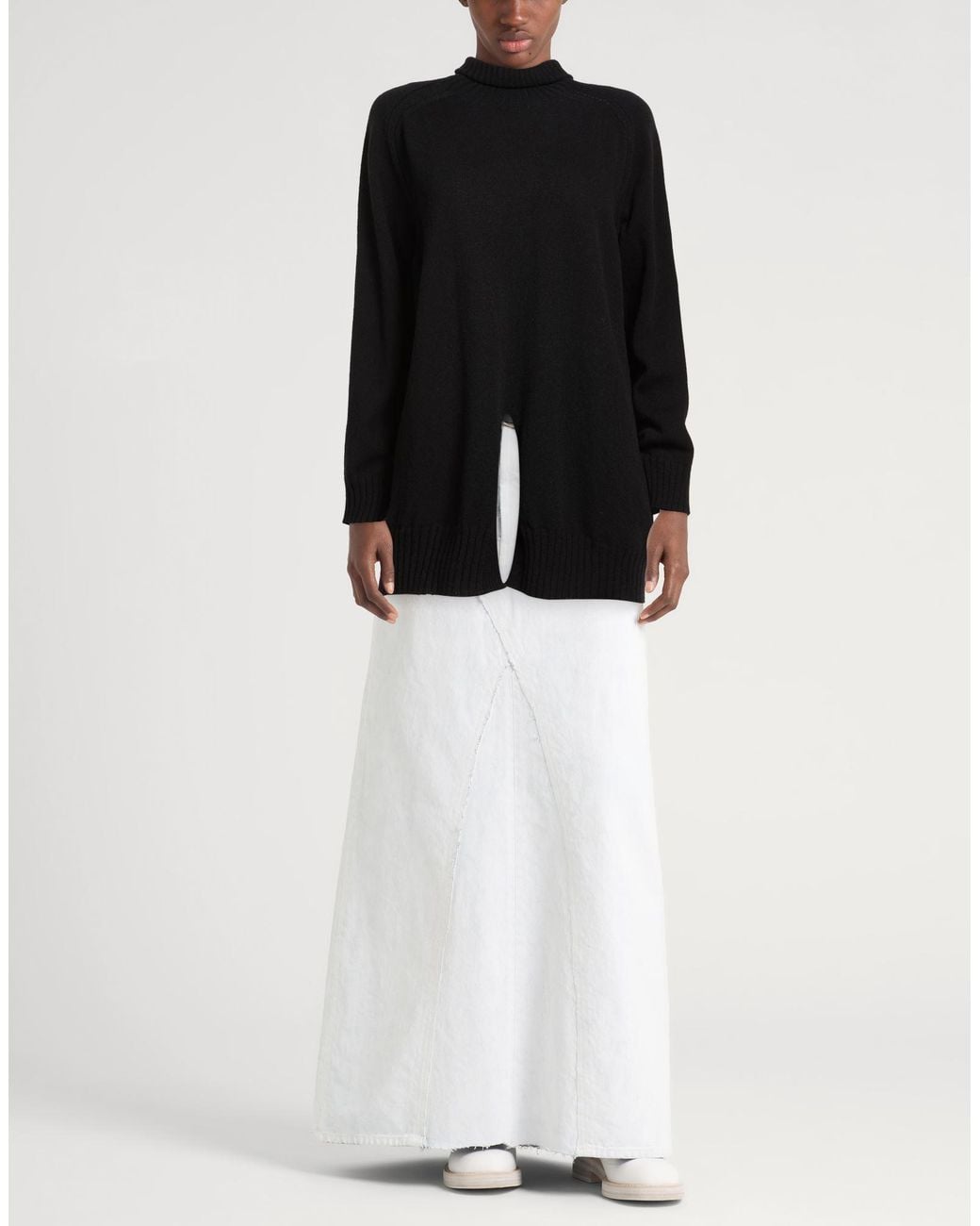 Twinset Black Turtleneck Cashmere, Wool