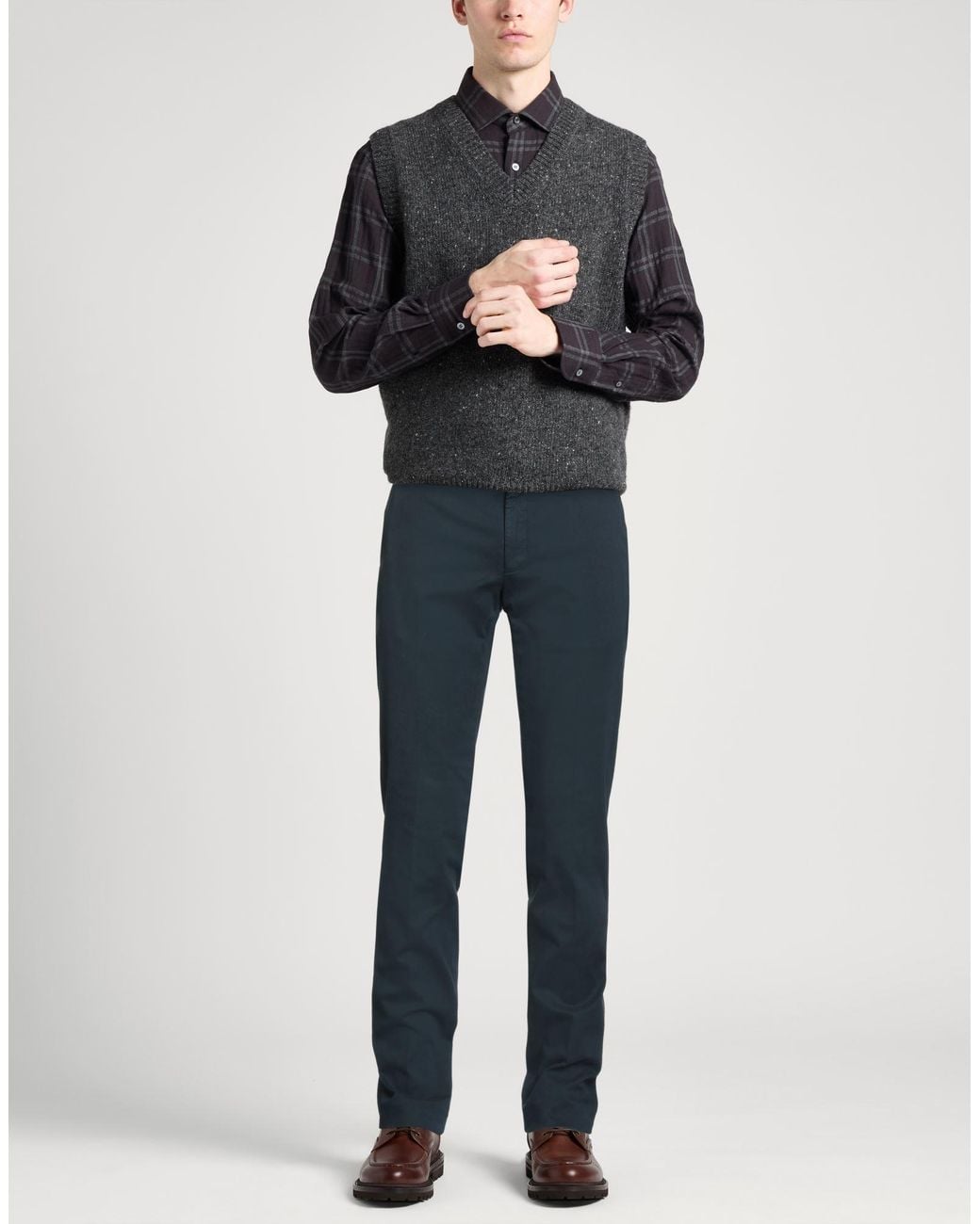 Incotex Blue Trouser for men