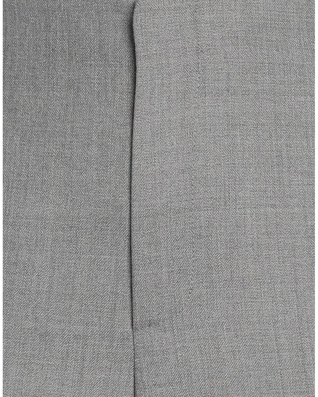 Moschino Gray Light Pants Virgin Wool