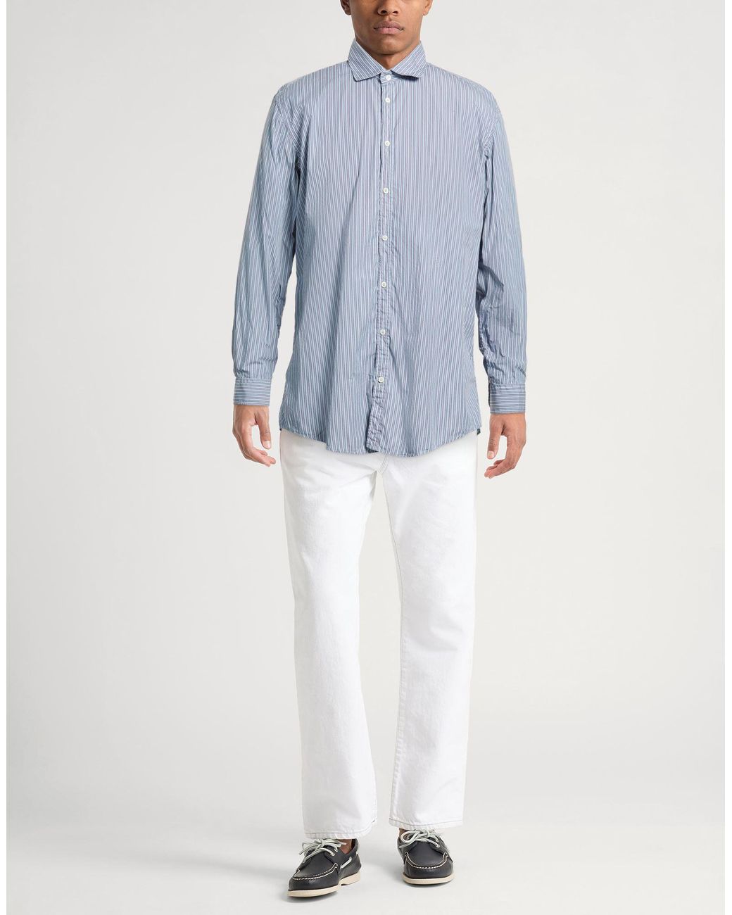 Camisa Massimo Alba de hombre de color Blue