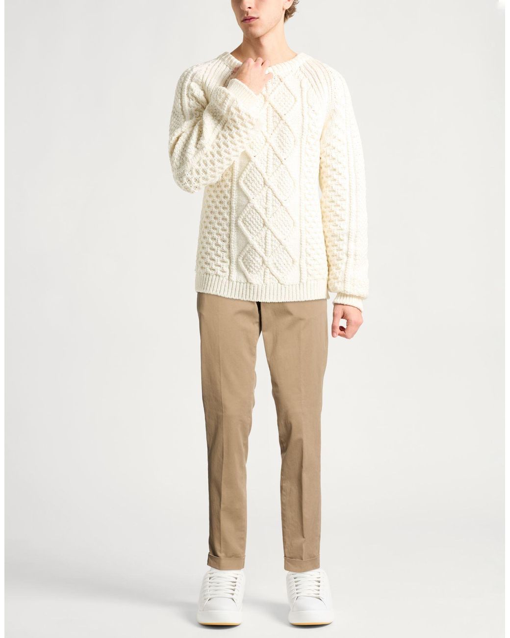 Michael Coal Natural Trouser for men