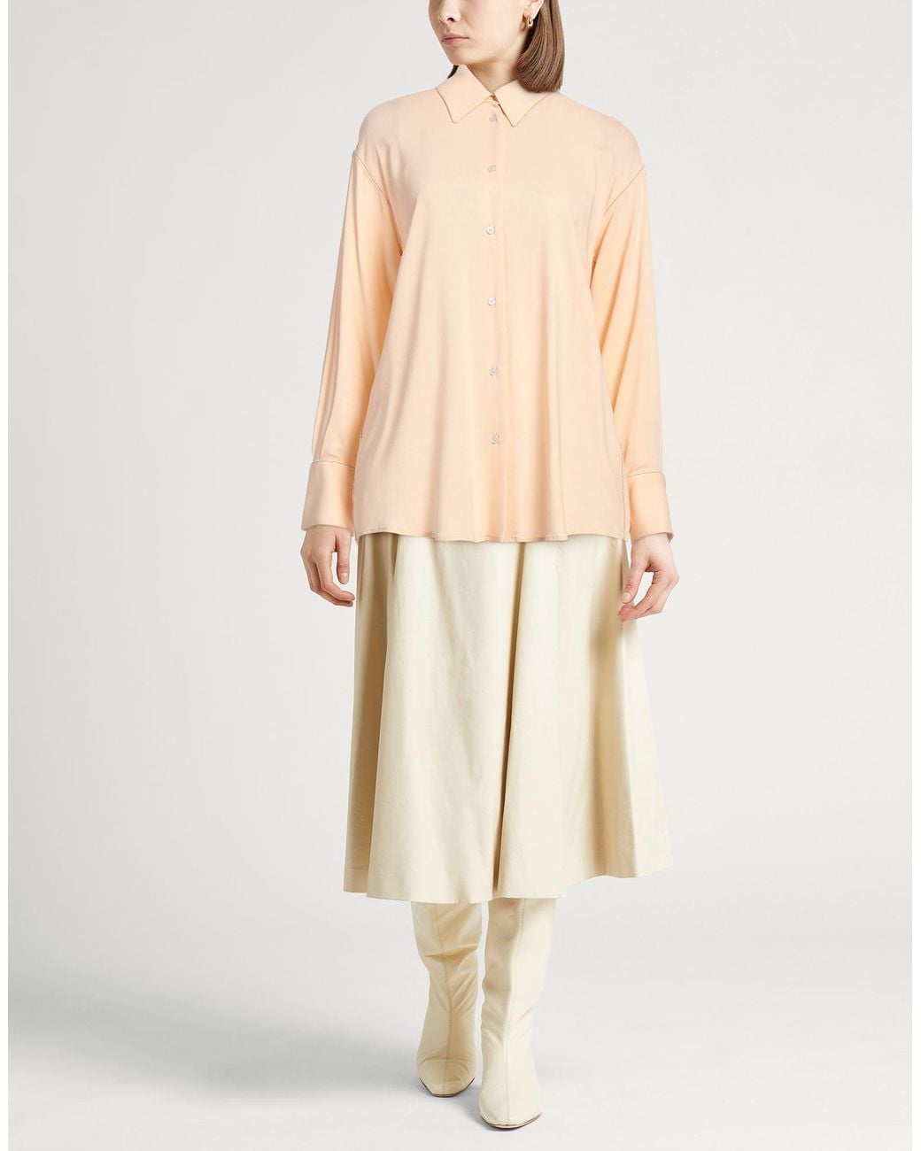 Fabiana Filippi Natural Blush Shirt Viscose, Elastane