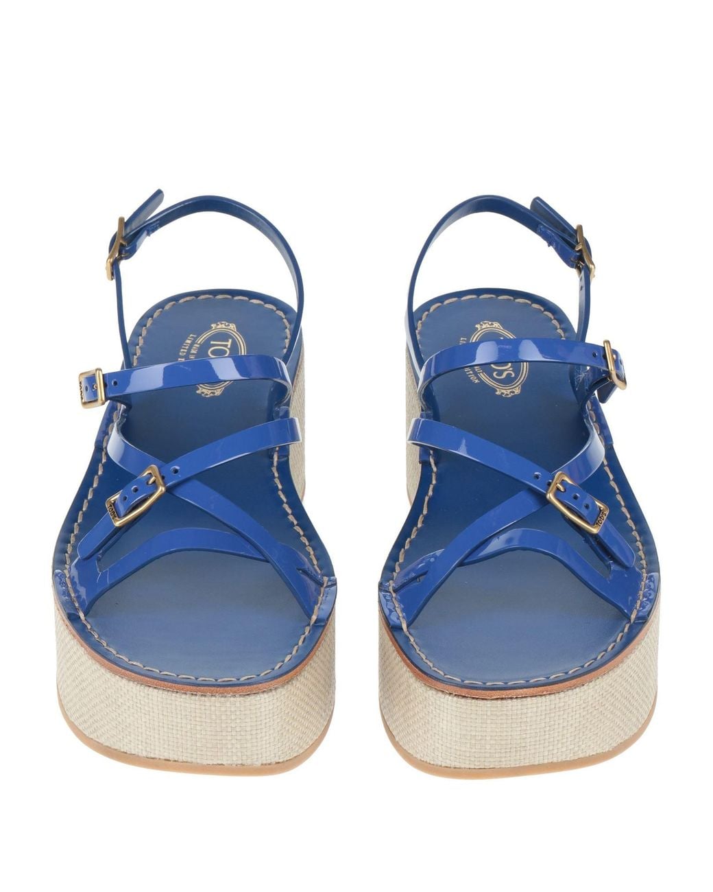 Tod's Blue Bright Sandals Leather