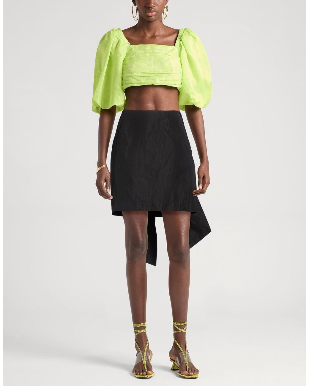 Simone Rocha Black Mini Skirt Polyester