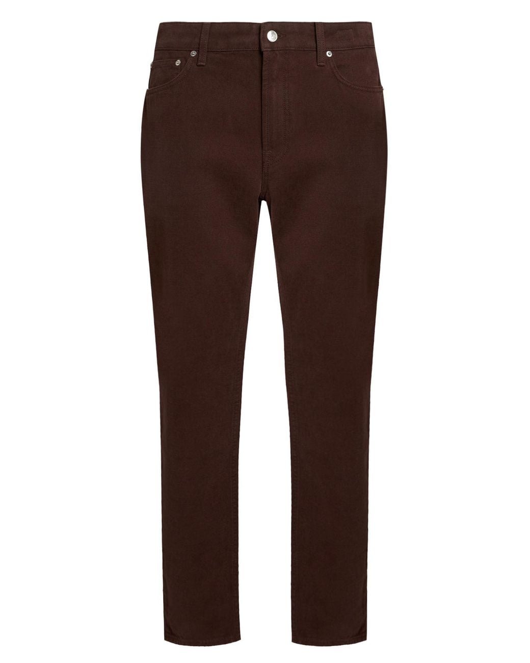 Department 5 Brown Chocolate Pants Cotton for men