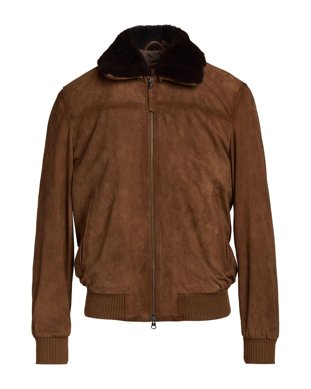 D'Amico Brown Dark Jacket Sheepskin for men