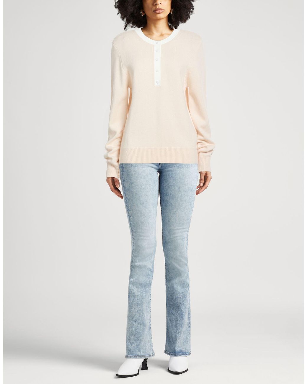 Sandro White Sweaters