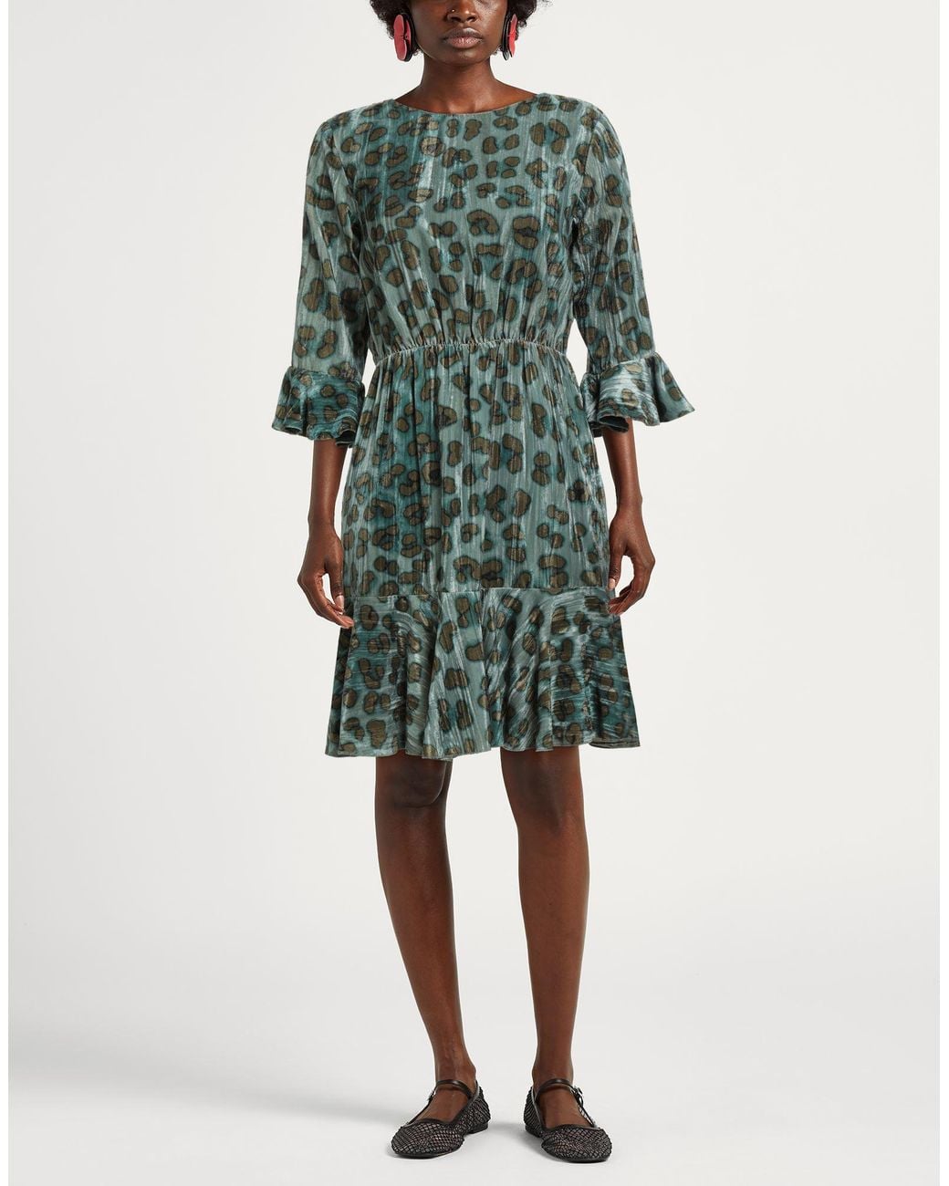 Dixie Green Mini Dress Polyester