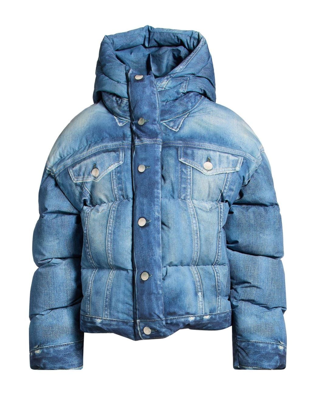 Acne Blue Puffer Polyester