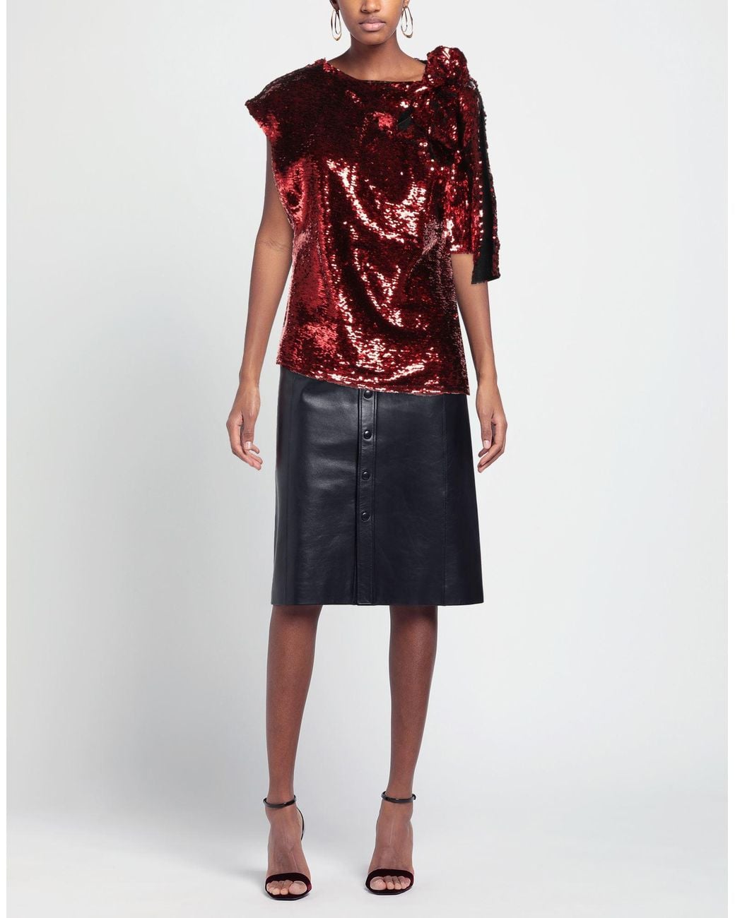 Top J.W. Anderson de color Red