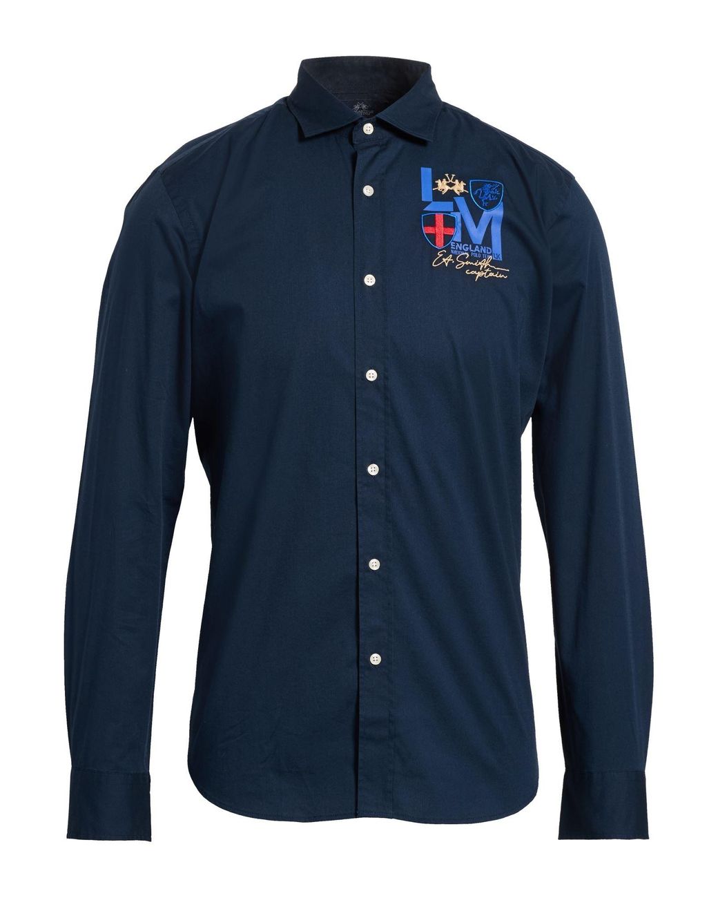 La Martina Blue Shirt for men