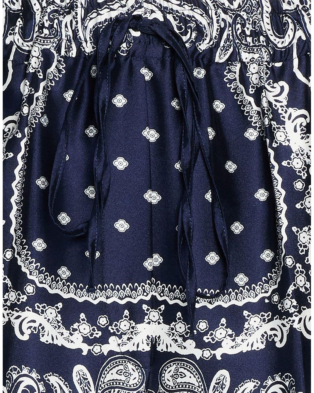 Sandro Blue Pants Polyester