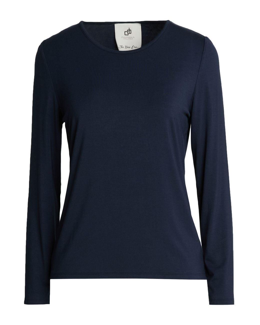 Compagnia Italiana Blue T-Shirt Cotton, Elastane