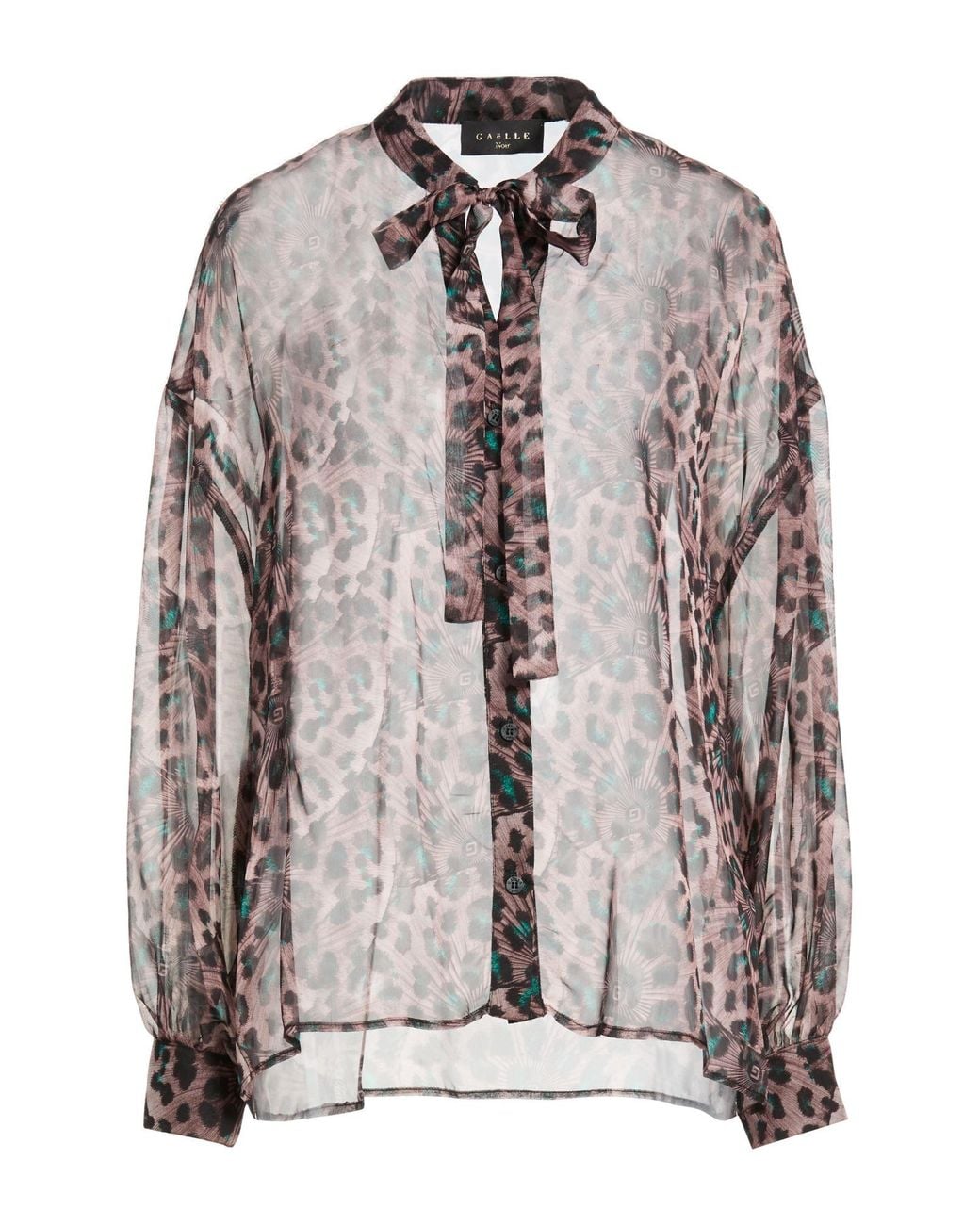 Gaelle Paris Gray Light Shirt Polyester