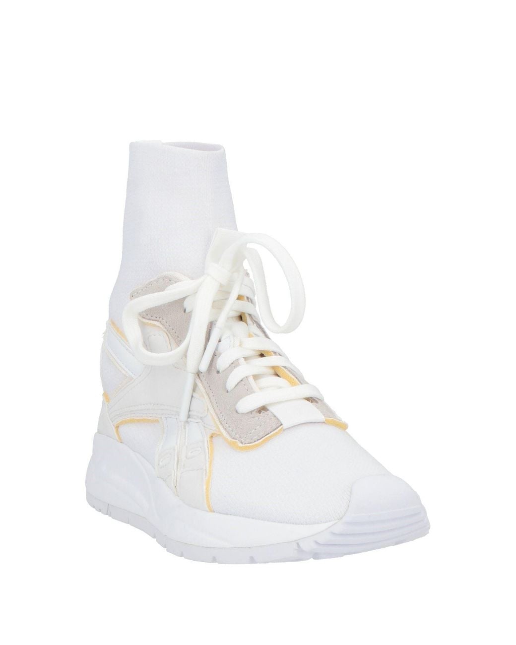 Reebok White Sneakers Textile Fibers