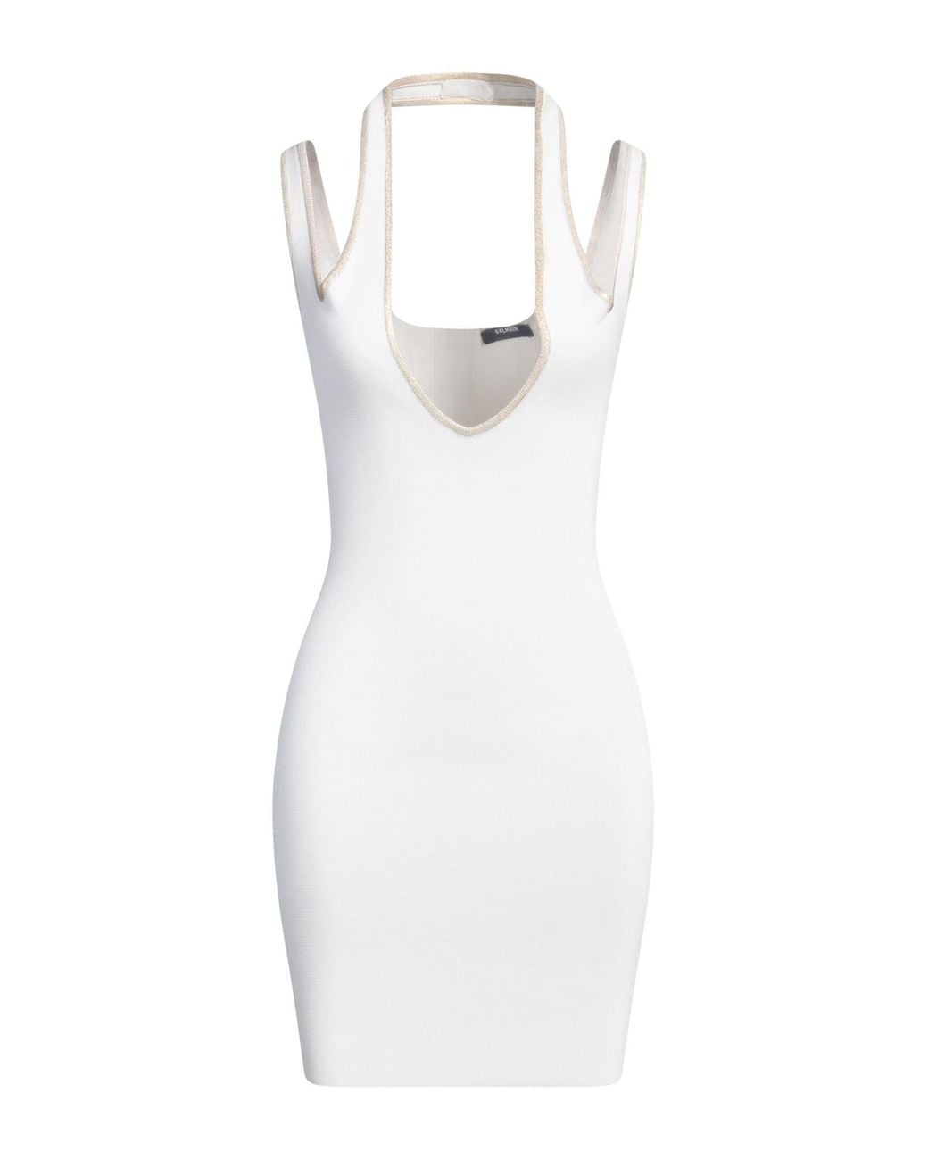 Balmain White Mini Dress