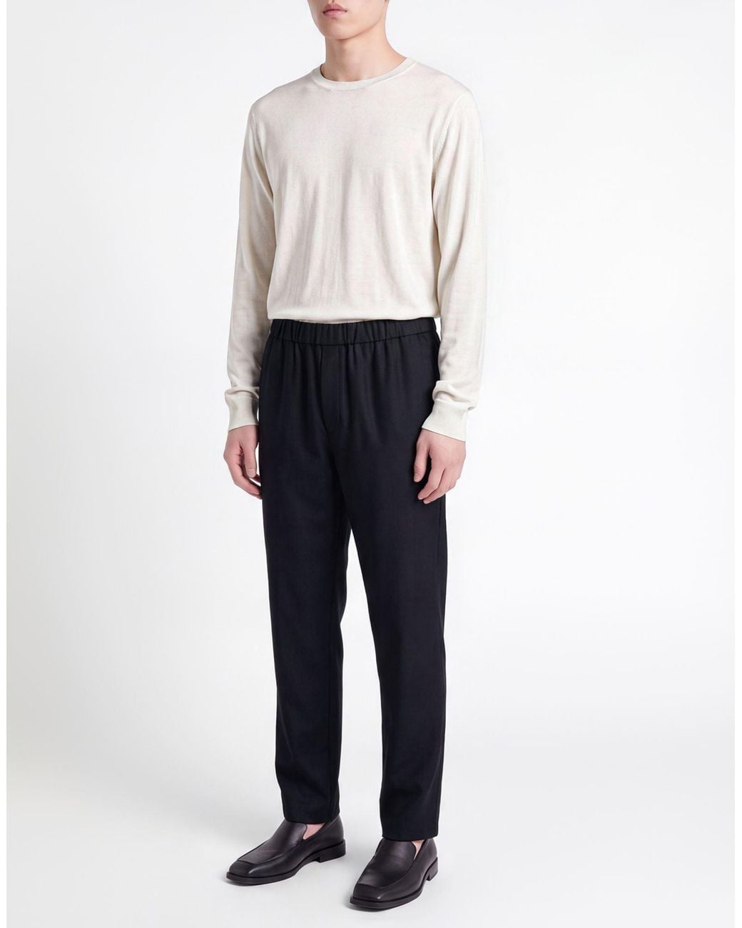 Giorgio Armani Blue Pants Virgin Wool for men
