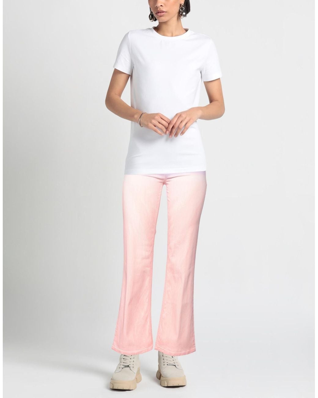PT Torino Pink Denim Trousers