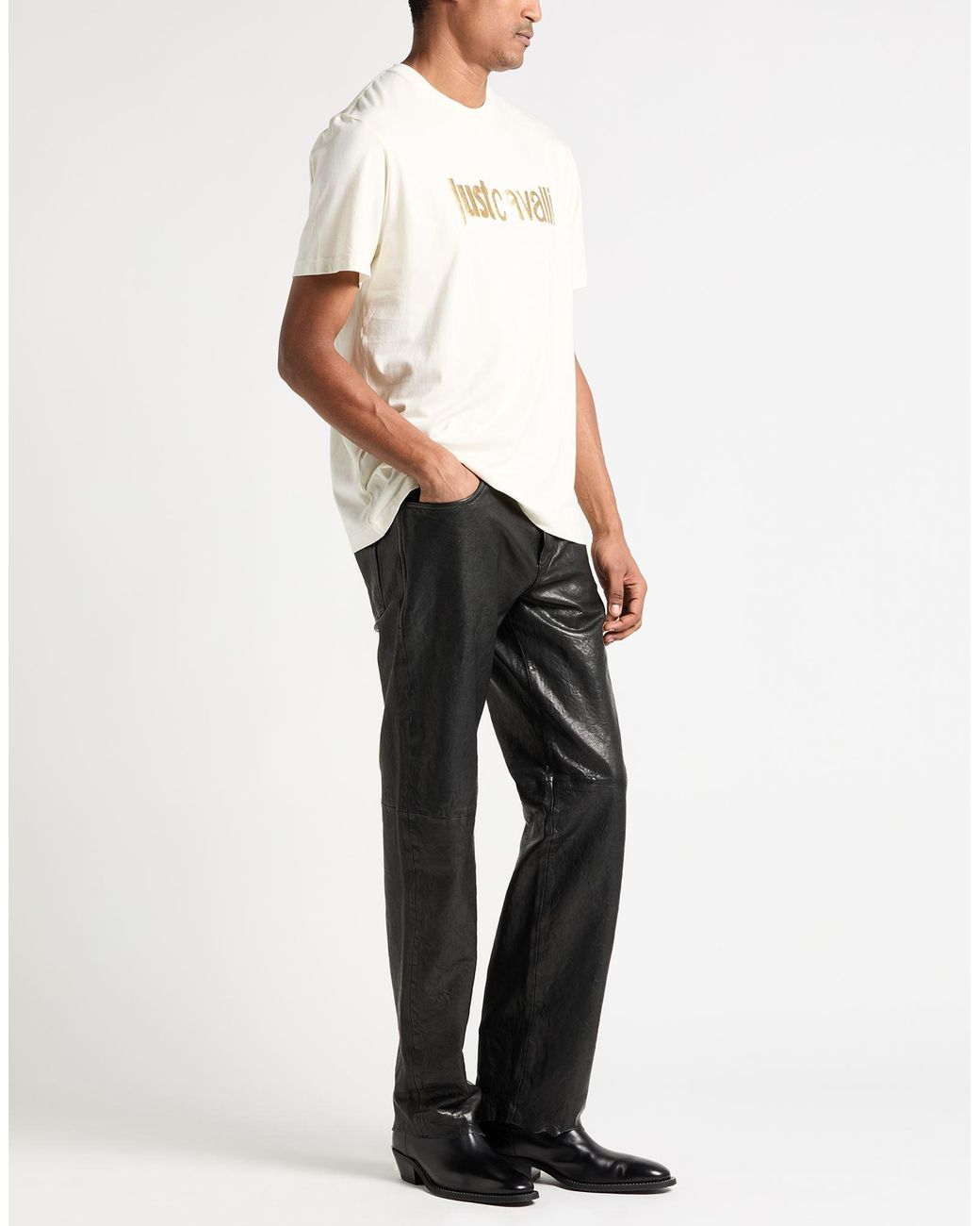 Just Cavalli White T-Shirt for men
