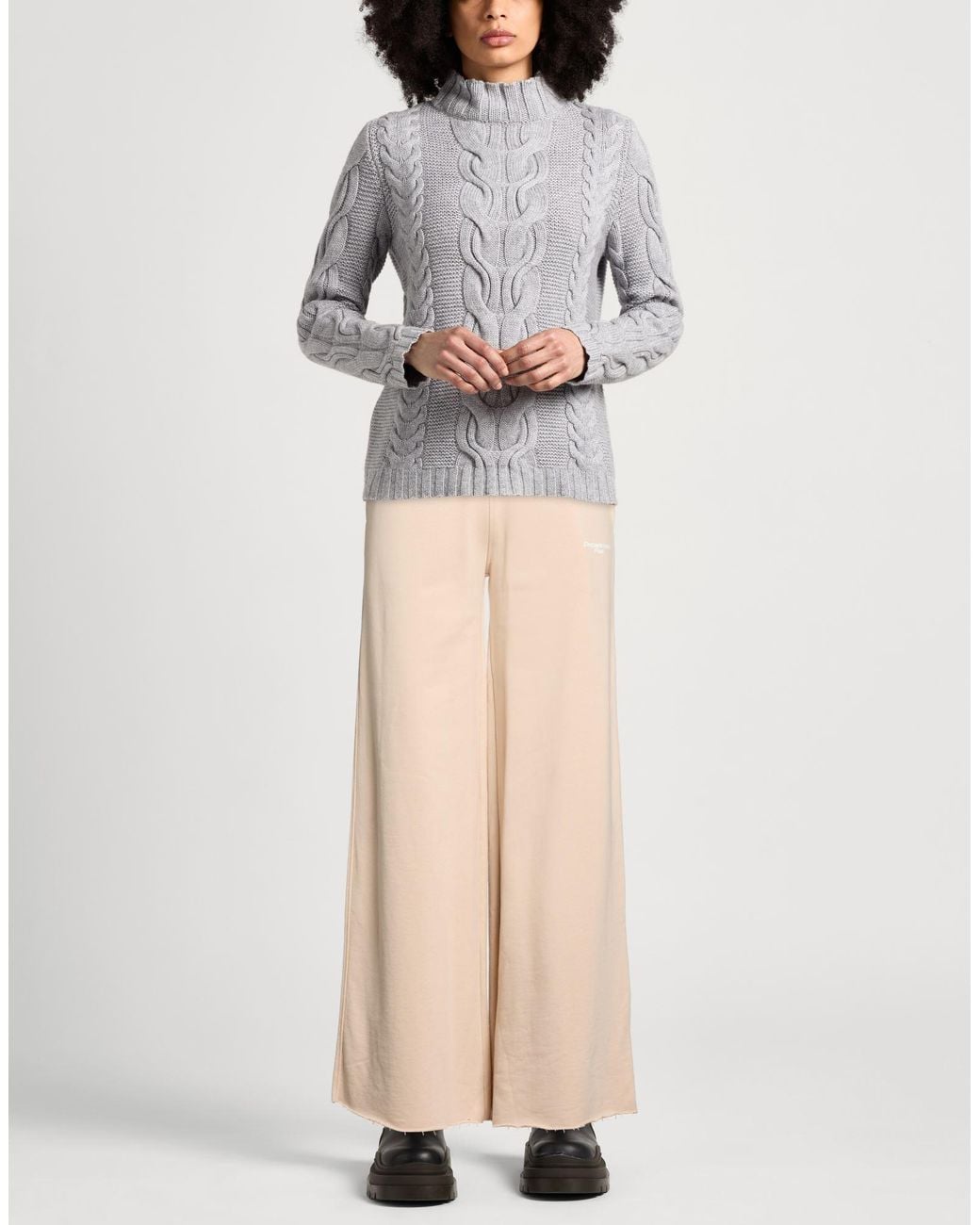 Department 5 Natural Ivory Pants Cotton
