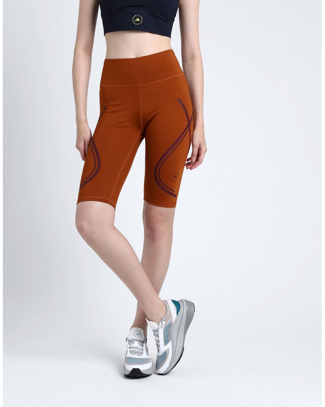 Adidas By Stella McCartney Orange Shorts & Bermuda Shorts